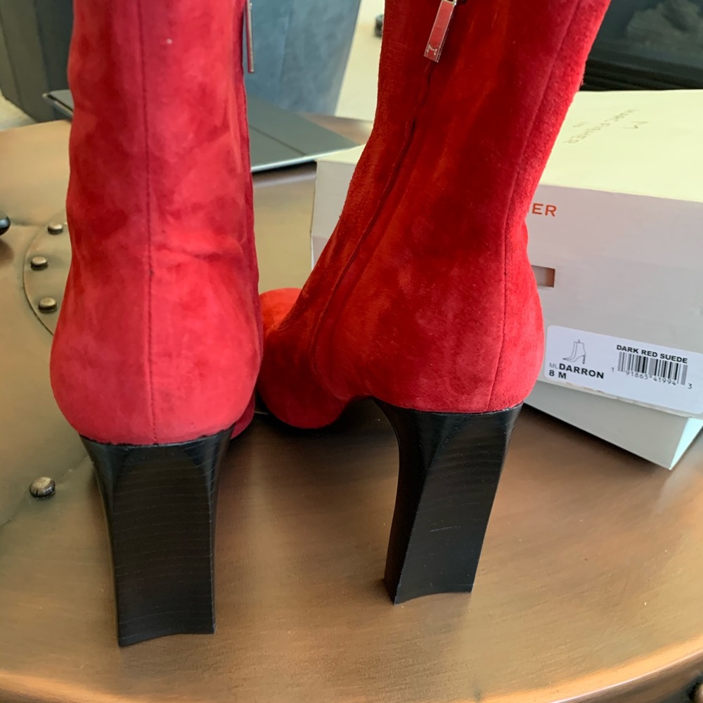 Marc Fisher Red Booties - image 4